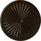 Ekena Millwork Leandros Ceiling Medallion (Fits Canopies up to 5"), 33 1/8"OD x 3 1/2"ID x 1 3/8"P, Bronze CM33LEBZS - alternate 1